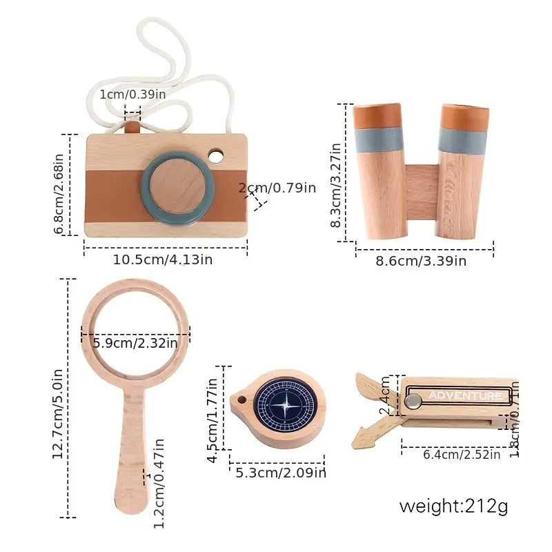 Wooden Outdoor Adventure Set - My 1st Wooden Toy
