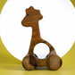 Wooden Giraffe on Wheels - My first wooden toy