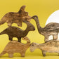 Set of 5 Wooden Dinosaurs - My first wooden toy