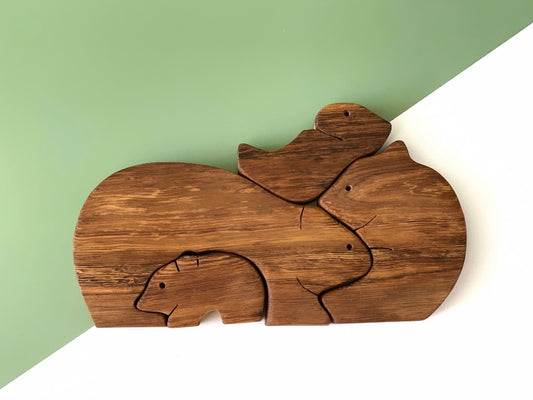 Bears Puzzle - My first wooden toy