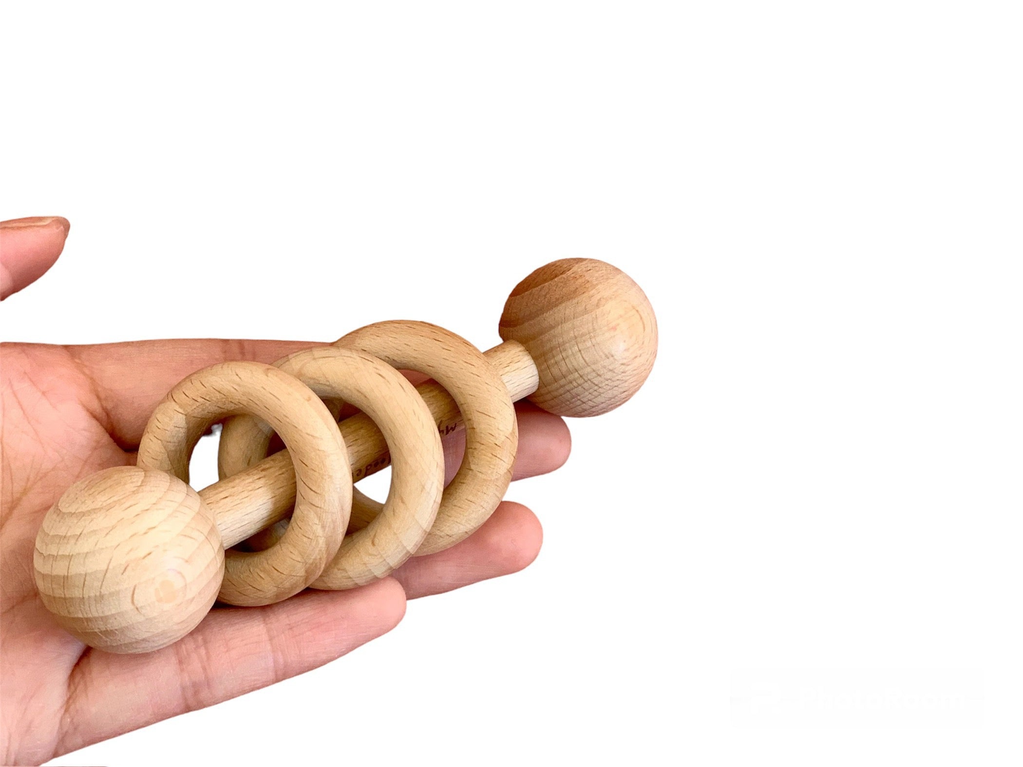 Get a Wooden Baby Rattle Toy Online My 1st Wooden Toy